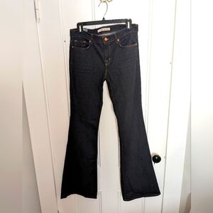 J Brand Babe Bell Bottom Flare Jeans Dark Blue Size 31 NWT